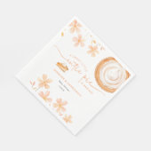 Een kleine schattige taart bakt | Baby Shower Servet (Hoek)