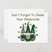 Een kleine Shamrock Humor Briefkaart (Voorkant / Achterkant)
