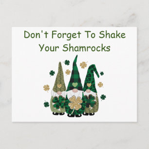 Een kleine Shamrock Humor Briefkaart