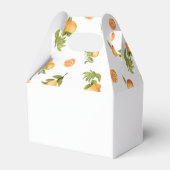 Een kleine Sinaasappel van Cutie Baby shower Bedankdoosjes (Achterkant)