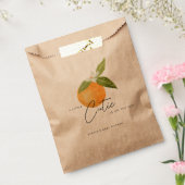 Een kleine Sinaasappel van Cutie Baby shower Bedankzakje (Gezegeld)