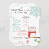 Een kleine sneeuwengel kaart (Voorkant / Achterkant)