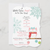 Een kleine sneeuwengel kaart (Voorkant)