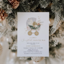 Een kleine sneeuwvlok is op de weg meisje Baby sho