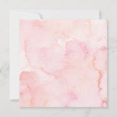 Een kleine Snowflake baby shower uitnodiging (Achterkant)