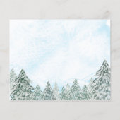 Een kleine Snowflake Blue Baby shower Advice Kaart (Achterkant)