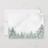 Een kleine Snowflake Grey Baby shower Advice Kaart (Achterkant)