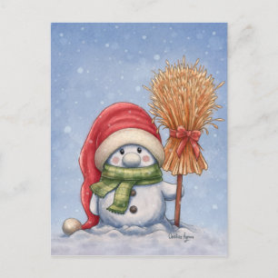 Een kleine Snowman Briefkaart