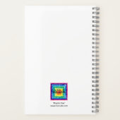 Eén kleine speelgoedjournaal afspelen notitieboek (Achterkant)