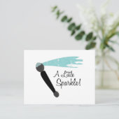 Een kleine spleet. briefkaart (Staand voorkant)