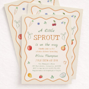 Een Kleine Spruit Baby Shower Kaart
