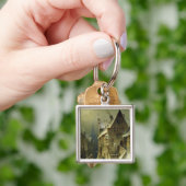 Een kleine stad in de Rijn Sleutelhanger (Hand)