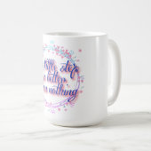 een kleine stap beter dan niets koffiemok (Voorkant rechts)