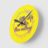 een kleine stap beter dan niets ronde klok (Hoek)