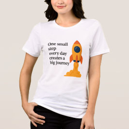 Een kleine stap - Motivatie Tri-Blend Shirt