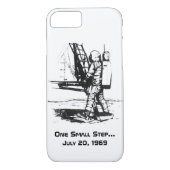 Eén kleine stapje Apollo 11-bewegend landing Case-Mate iPhone Case (Achterkant)