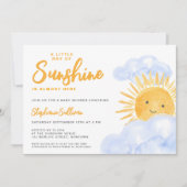 Een kleine straal van Sunshine Boy's Baby shower Kaart (Voorkant)