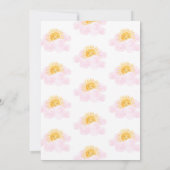 Een kleine straal van Sunshine Girl's Baby shower Kaart (Achterkant)