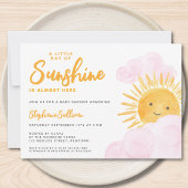 Een kleine straal van Sunshine Girl's Baby shower Kaart