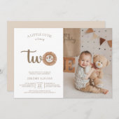 Een kleine stropdas draait twee Boho-dag. Kaart (Voorkant / Achterkant)