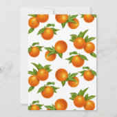 Een kleine stropdas is onderweg Baby shower Kaart (Achterkant)