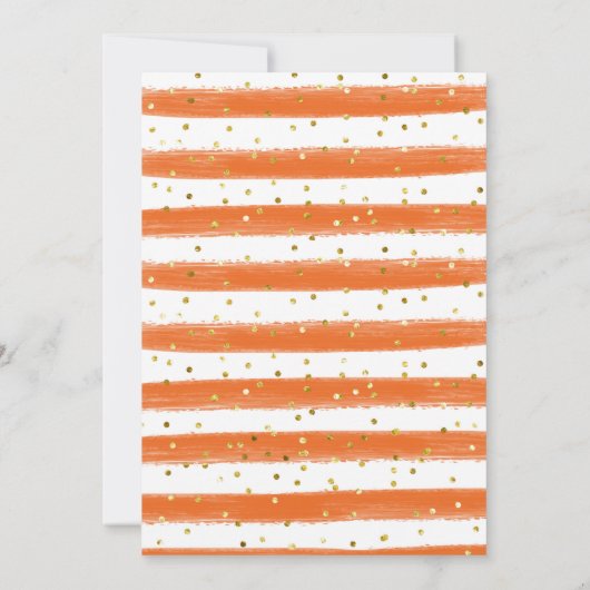 Een kleine stropdas is onderweg naar baby shower kaart (Achterkant)