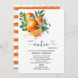 Een kleine stropdas is onderweg naar baby shower kaart