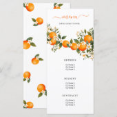 Een kleine stropdas is op weg naar Oranje Baby sho Menu (Voorkant / Achterkant)