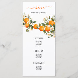 Een kleine stropdas is op weg naar Oranje Baby sho Menu