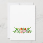 Een kleine stropdas op weg naar groen baby shower kaart (Achterkant)