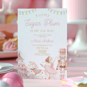 Een Kleine Suikerpruim Notenkraker Baby Shower Kaart