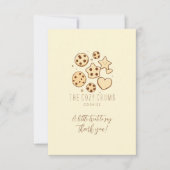 Een kleine traktatie uit onze keuken bedankkaart (Voorkant)