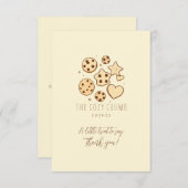 Een kleine traktatie uit onze keuken bedankkaart (Voorkant / Achterkant)