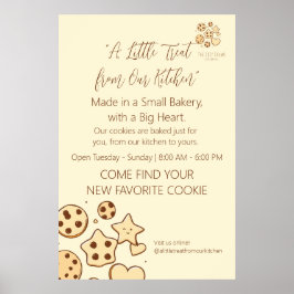 Een kleine traktatie uit onze keuken poster