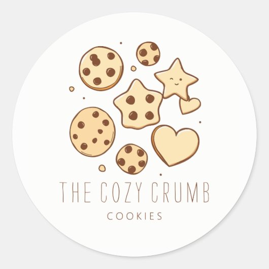 Een kleine traktatie uit onze keuken ronde sticker (Voorkant)