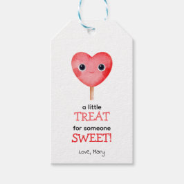 Een kleine traktatie voor iemand lief Valentijns h Cadeaulabel