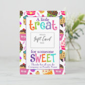 Een kleine Treat Gift Kaart Voucher Holder (Staand voorkant)