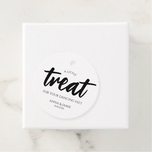 Een kleine Treat voor je dansfeesten Bedankjes Labels (In situ)