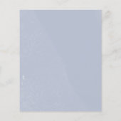 Een kleine uitnodiging tot Baby shower voor pompoe (Achterkant)