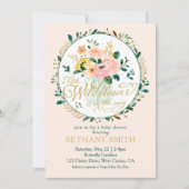 Een kleine uitnodiging tot het Baby shower van wil (Voorkant)