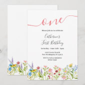 Een kleine uitnodiging van de Eerste Dag van de Wo (Voorkant / Achterkant)