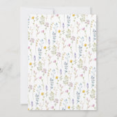 Een kleine uitnodiging voor Baby shower in Wildblo (Achterkant)