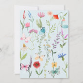 Een kleine uitnodiging voor Baby shower van Wildfl (Achterkant)