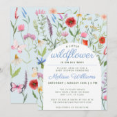 Een kleine uitnodiging voor Baby shower van Wildfl (Voorkant / Achterkant)