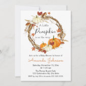 Een kleine uitnodiging voor een Baby shower met po (Voorkant)