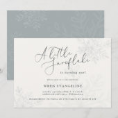 Een kleine uitnodiging voor een sneeuwvlokfeestje (Voorkant / Achterkant)