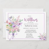 Een kleine uitnodiging voor het Baby shower van Wi (Voorkant)