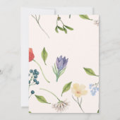 Een kleine uitnodiging voor het Baby shower van Wi (Achterkant)