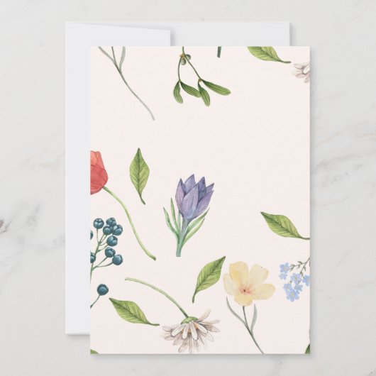 Een kleine uitnodiging voor het Baby shower van Wi (Achterkant)