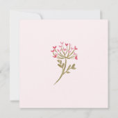 Een kleine uitnodiging voor het Baby shower van Wi (Achterkant)